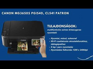 Canon MG3650S PG540xl, CL541xl #Nyomtatás #UtángyártottToner
