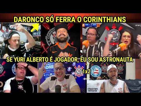 REAÇÕES dos CORINTIANOS REVOLTADOS - CORINTHIANS 1X2 BAHIA