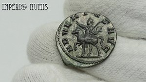 6.8K views · 218 reactions | ROMAN EMPIRE Trebonianus Gallus (251-253 AD) AR Antoninianus Antioch Obverse: IMP C C VIB TREB GALLVS P F AVG, radiate, draped and cuirassed bust r.. Reverse: ADVENTVS AVG, emperor on horseback I., raising hand and holding sceptre. Weight: 4.20 grams Reference # RIC 79. Extremely Fine condition, lovely cabinet tone. Scarce issue. Provenance: ImperioNumis Auction, Aquae Flaviae Collection, lot 304. | L5 | Facebook