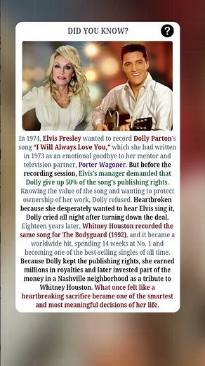 The Untold Story of “I Will Always Love You”
