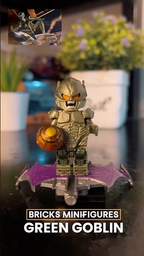 Green Goblin Minifigure 😍 #greengoblin #goblin #spidermannowayhome #spiderman #brickminifigure
