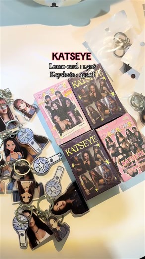 KATSEYE Keychain and Lomo Card for Collectors