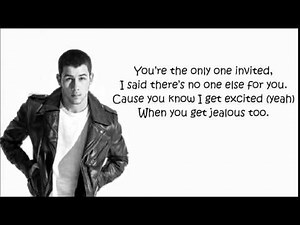 Nick Jonas Jealous Lyrics