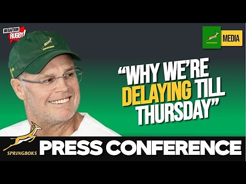 Rassie Explains Bold Move: Springboks Hold Back Team News!