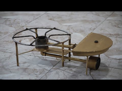 Amazing Waste oil stove! How to make Used Oil stove burner