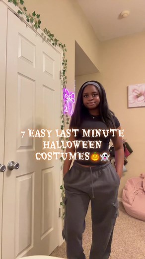 7 easy last minute Halloween costumes 👻🎃w/ things you may already have at home !!#halloweencostume #lastminutehalloweencostumes #fy #fypシ゚viral #foryourpage