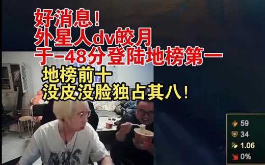 神人DV-48外星人皎月，超越黑莓荣登地榜第一！