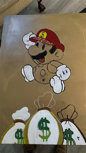 How This Mario Painting Was Made From Scratch!