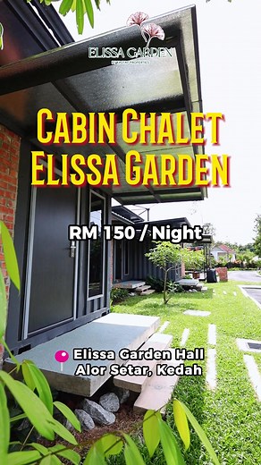 Cabin Chalet tepi sungai di Aloq Setaq ja, takperlu pi jauh jauh dah 🤩🤩 Untuk booking boleh hubungi/ws di 019-542 5555 #cabin #chalet #tepisungai #elissagarden #glasshall #fyp #dewankahwinkedah #kendurikahwinkedah #kendurikahwin #dewanalorsetar #weddinghallkedah #aor #eventkedah #weddingkedah #alorsetar #kedah #bbq #healing #travel