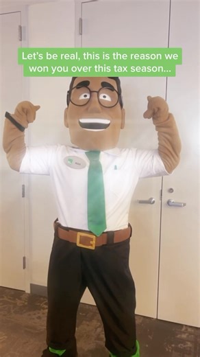 Tell us the real reason you filed with H&R Block… and why it was Max. #taxseason #mascot #H&RBlock | H&R Block