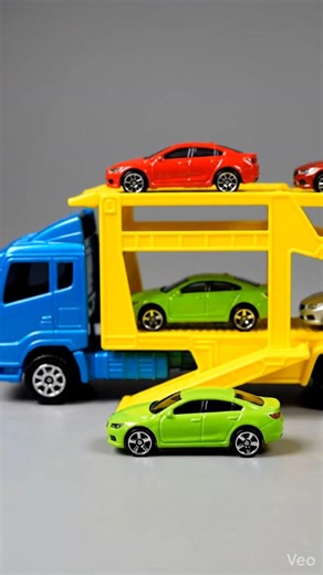 ASMR Colorful Mini Toy Cars Loading & Unloading #shorts #viral #trending #asmr #car #diecast