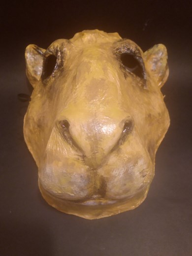 Handmade Paper Mache Camel Mask: Nativity Costume, Theater Prop - Etsy