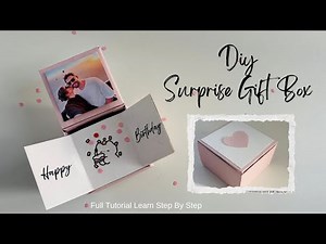 DIY Surprise Gift Box | Easy Handmade Birthday Gift Idea | How to Make a Surprise Gift Box