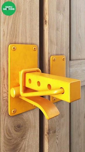 Automatic gate locking mechanism