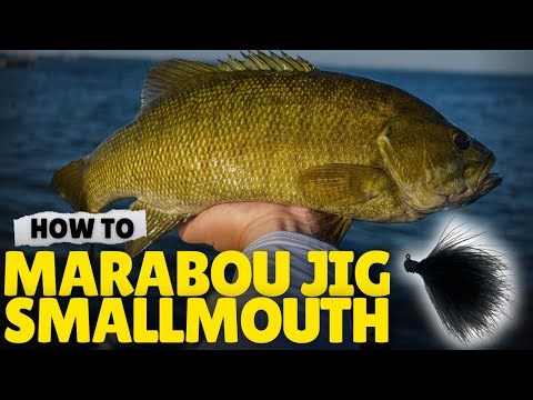 How to Fish Marabou Jigs for Smallmouth Bass - Finesse Hair Jig Fishing