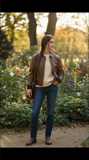 The 'Vintage Explorer' Brown Leather Bomber Jacket: A Timeless Style Investment