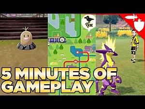 5 Minutes of New Gameplay Footage - Pokemon Sword and Shield DLC Isle of Armor