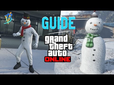 GUIDE - EMPLACEMENTS DES 25 BONHOMMES DE NEIGE SUR GTA ONLINE !