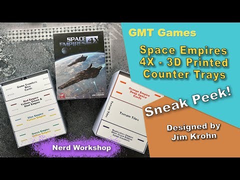 Sneak Peek at Counter Trays for GMT Space Empires 4X