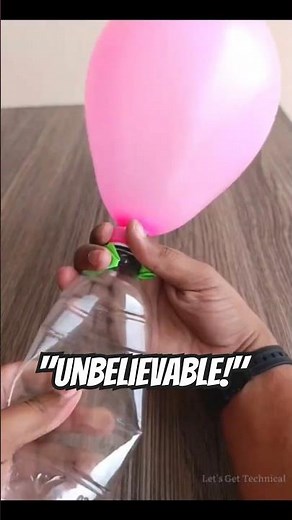 DIY Balloon Pump from Recycled Bottle and Balloon – Simple Air Pressure Trick