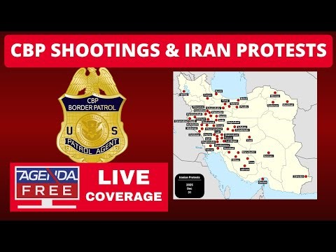 Iran Protests & Two Shot by Border Patrol Agents in Portland - LIVE Breaking News Coverage