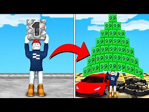 Ich VERWANDLE STEIN zu SMARAGDEN! in Roblox