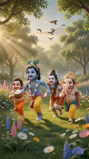 Bal Krishna Eating Makhan 😍 | Most Adorable Krishna Reel #shorts