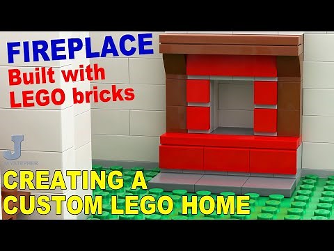 Creating A Custom LEGO Home - Fireplace Tutorial