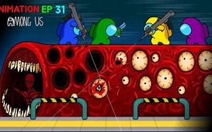 Among us 我们之间 vs Train Eater丨动画EP31