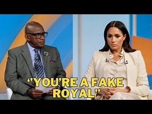 Meghan Markle Walks Out LIVE on Today Show | Al Roker Interview Turns Explosive