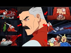 Omni-Man slaughters the guardians of the Globe [HD CLIP] - Invincible
