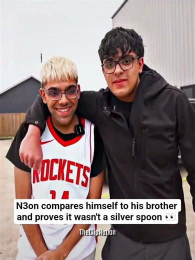 N3on compares himself to his brother and proves it wasn't a silver spoon #n3on