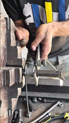 Perfect Torsion Spring Hook Bending | Satisfying Steel Spring Making 🔥
