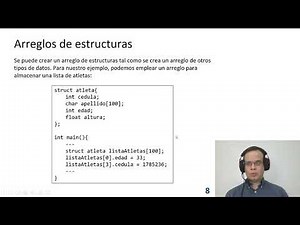 Estructuras en C - Estructuras anidadas y arreglos de estructuras