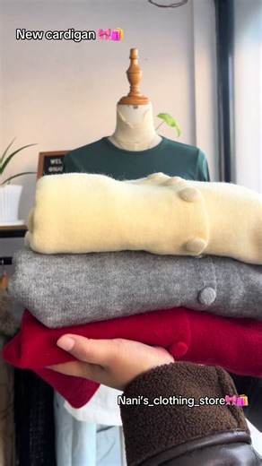 New Cardigans Available at Nani's Clothing Store