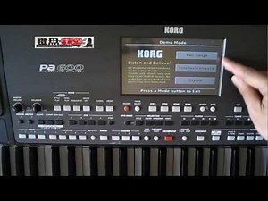 键盘中国@睡不着KORG PA600视频教程第一讲第1节播放音乐