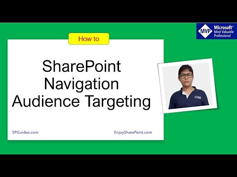SharePoint navigation audience targeting | Audience targeting SharePoint modern site