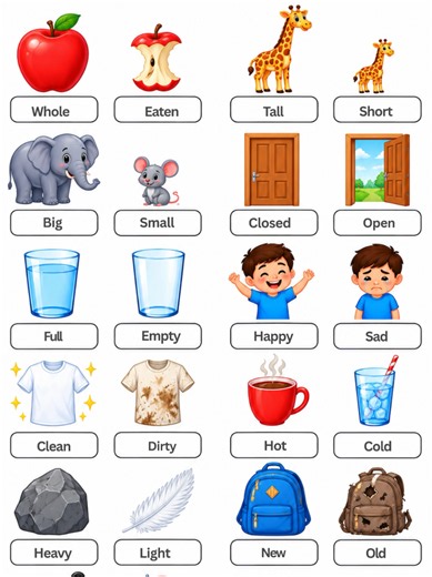 Learn Antonyms for Kids: A Fun Guide to Opposite Words