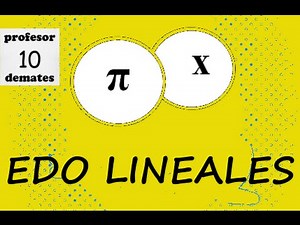 EDO lineales de cualquier orden NO homogéneas ejercicio resuelto caso 1 1