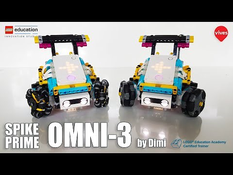 LEGO SPIKE Prime Omni-3 - an omnidirectional robot