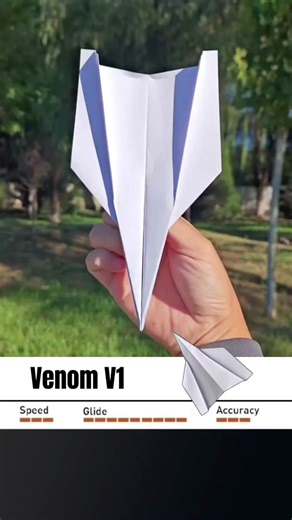 Super Airplane Venom V1: Handmade Origami Plane Review