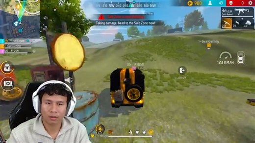 When we Played Together with Gyan Bhai 💕 @GyanGaming - Free Fire Max | Tonde Gamer