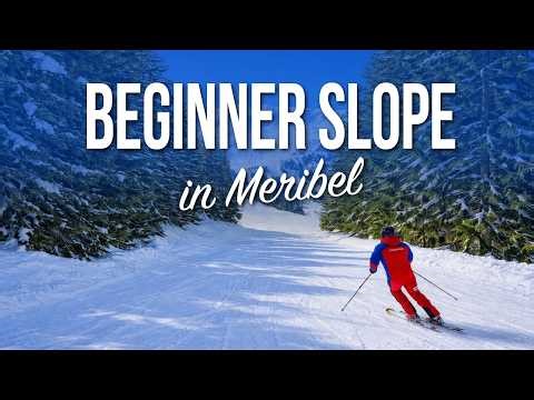 Beginner Ski Run in Méribel | Blanchot Slope