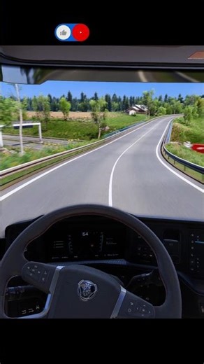 Realistic ETS2 Driving #Shorts #YTShorts #EuroTruckSimulator2 #ETS2 #ETS2Shorts #GamingShorts #games