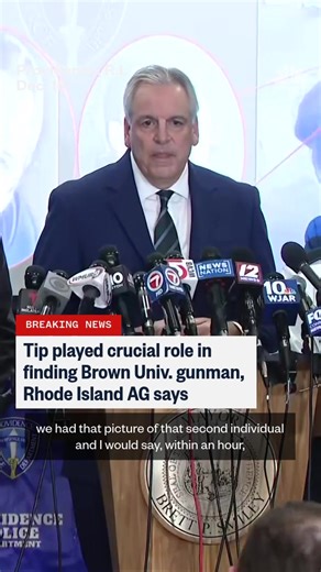 Rhode Island Attorney General Peter Neronha recaps how law enforcement identified and found the suspect in the Brown University shooting. The suspect was found dead in a storage facility in New Hampshire, officials say. | NBC News