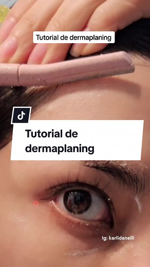 Tutorial de dermaplaning casero. #dermaplaning #skincare #pielbonita #depilacionderostro