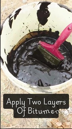 Basement Bitumen Coating – Stop Water Seepage During Construction