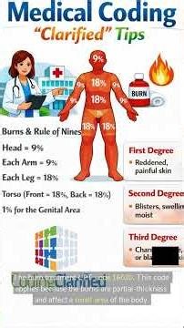 Medical Coding Scenario Burn ED Visit