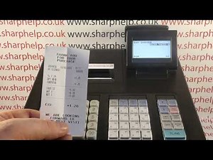 How To Program Tax System To Add Tax Vat On To Sales Amount Sharp XEA207 XEA177 Full Tutorial