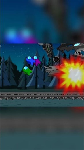 Among Us Laser Showdown: Epic Explosion!